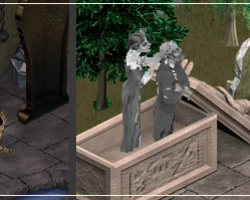 Мумия и Спектральные супруги в The Sims 1 makin Magic