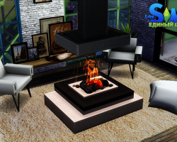 Урок: строительство камина в стиле модерн в The Sims 4 11