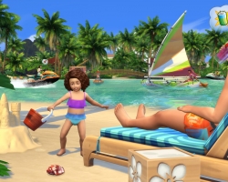 Официальный скриншот к дополнению «The Sims 4: Жизнь на острове»