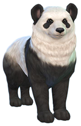 панда в симс 4