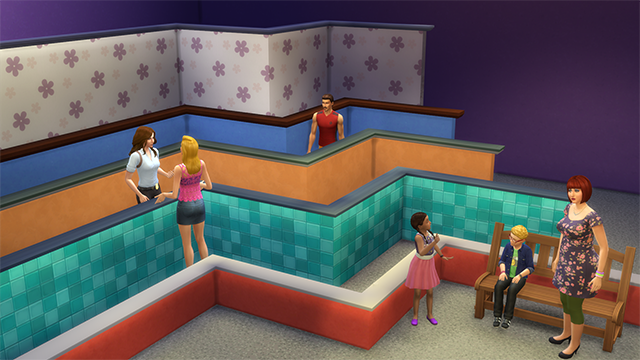 Sims 4 перегородки и запертые двери
