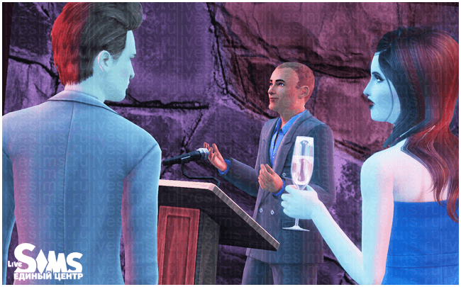 Вечеринка по сбору средств в The Sims 3
