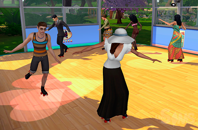 Навык катания на роликах и коньках в «The Sims 4: Времена года»