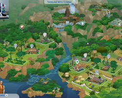 The Sims 4 Приключения в джунглях, карта Сельвадорады