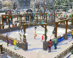 Sims 4 Времена года, осень и зима
