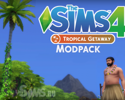 The Sims 4 Tropical Getaway Modpack