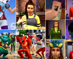 CAS в «The Sims 4: Discover University»