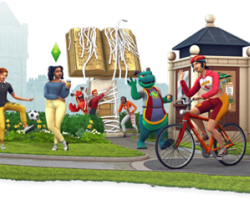 Официальный рендер к дополнению «The Sims 4: В университете»