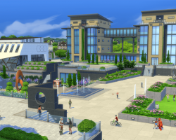 Официальный скриншот к дополнению «The Sims 4: В университете»
