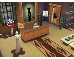 Магазин одежды в «The Sims 4: На работу!»