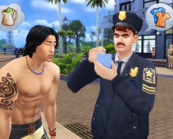 Станьте детективом в The Sims 4 На работу
