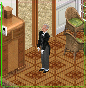 Дворецкий Альфред в The Sims 1