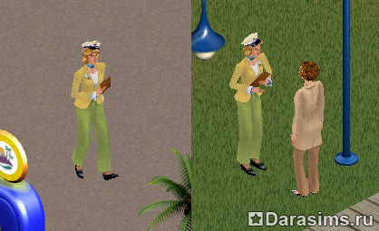 Кана - директор острова в The Sims 1 Vacation