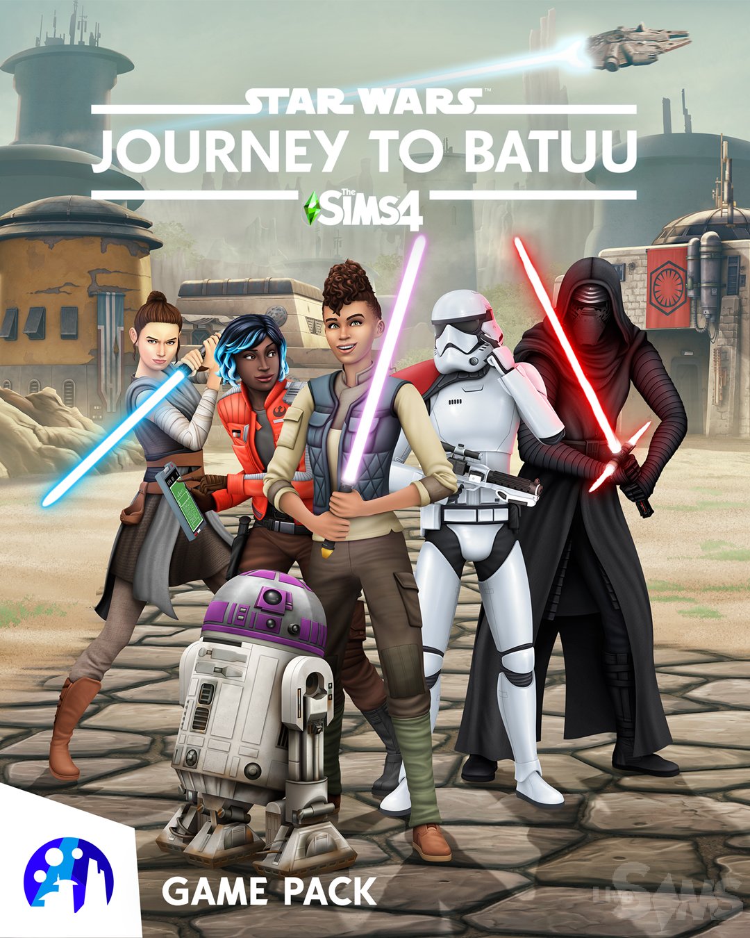 Обложка к игровому набору The Sims 4 Star Wars™: Путешествие на Батуу