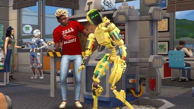 Официальный скриншот к дополнению «The Sims 4: В университете»