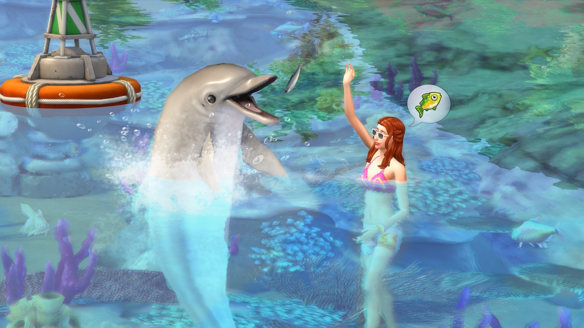 рендер симс 4 тропический рай дельфин
