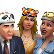 Шапки в виде животных для The Sims 4