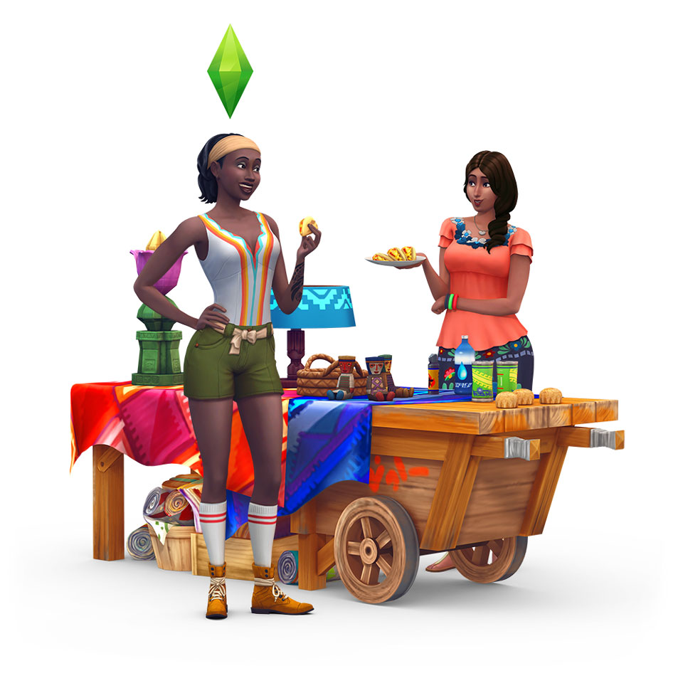 Sims 4 Приключения в джунглях GP06 местный житель