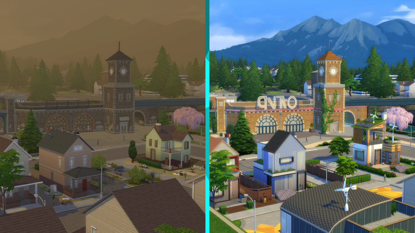 The Sims 4 eco lifestyle