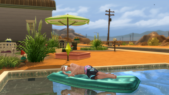 The Sims 4 Tropical Getaway надувной матрас