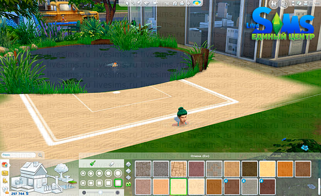 Урок: Постановка - Зыбучие пески в The Sims 4
