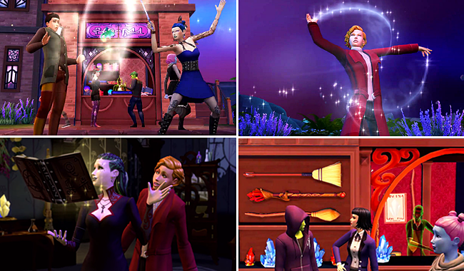 Волшебники в The Sims 4: Мир магии