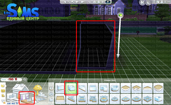 Sims 4 как сделать подвал